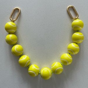 Clare V. Tennis Ball Strap or Collar Neon Yellow New
